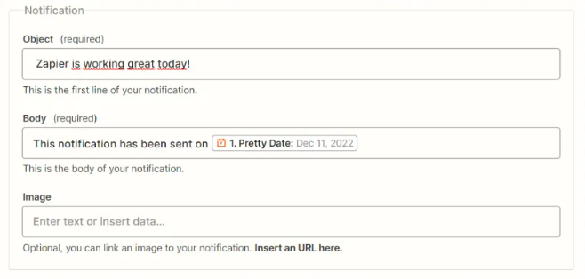notification configuration zapier hooknotifier Monday.com